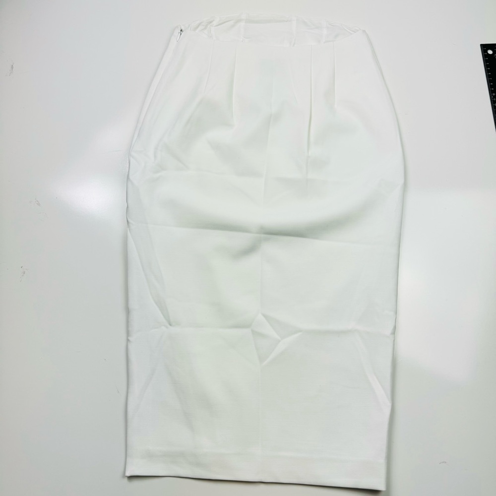 Express | Stylist Super High Waisted Side Slit Midi Pencil Skirt Size 6 NWT - Picture 10 of 12